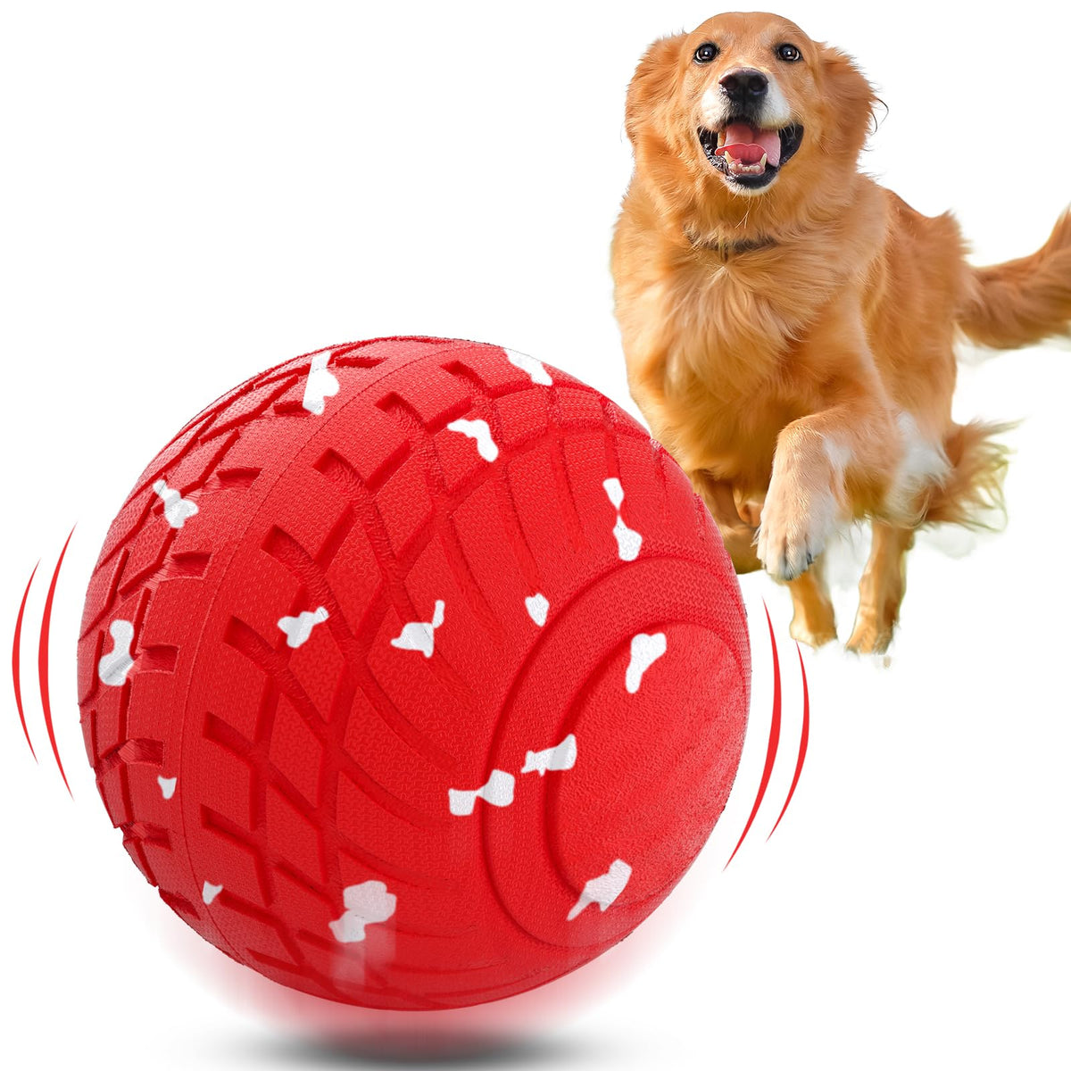 Diman interactive dog ball in motion engages dogs in a lively chase