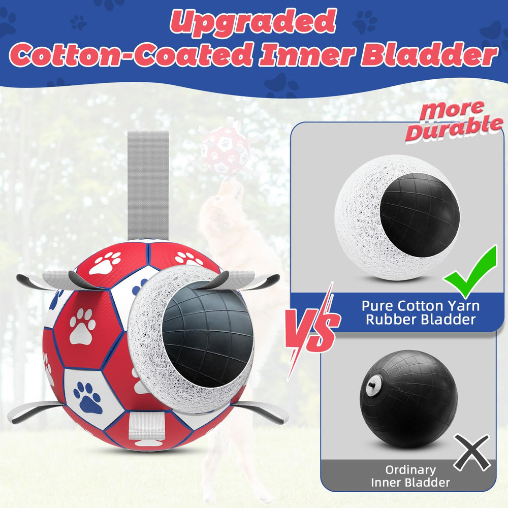 Diman Premium Dog Ball tug and fetch in action for canine engagement