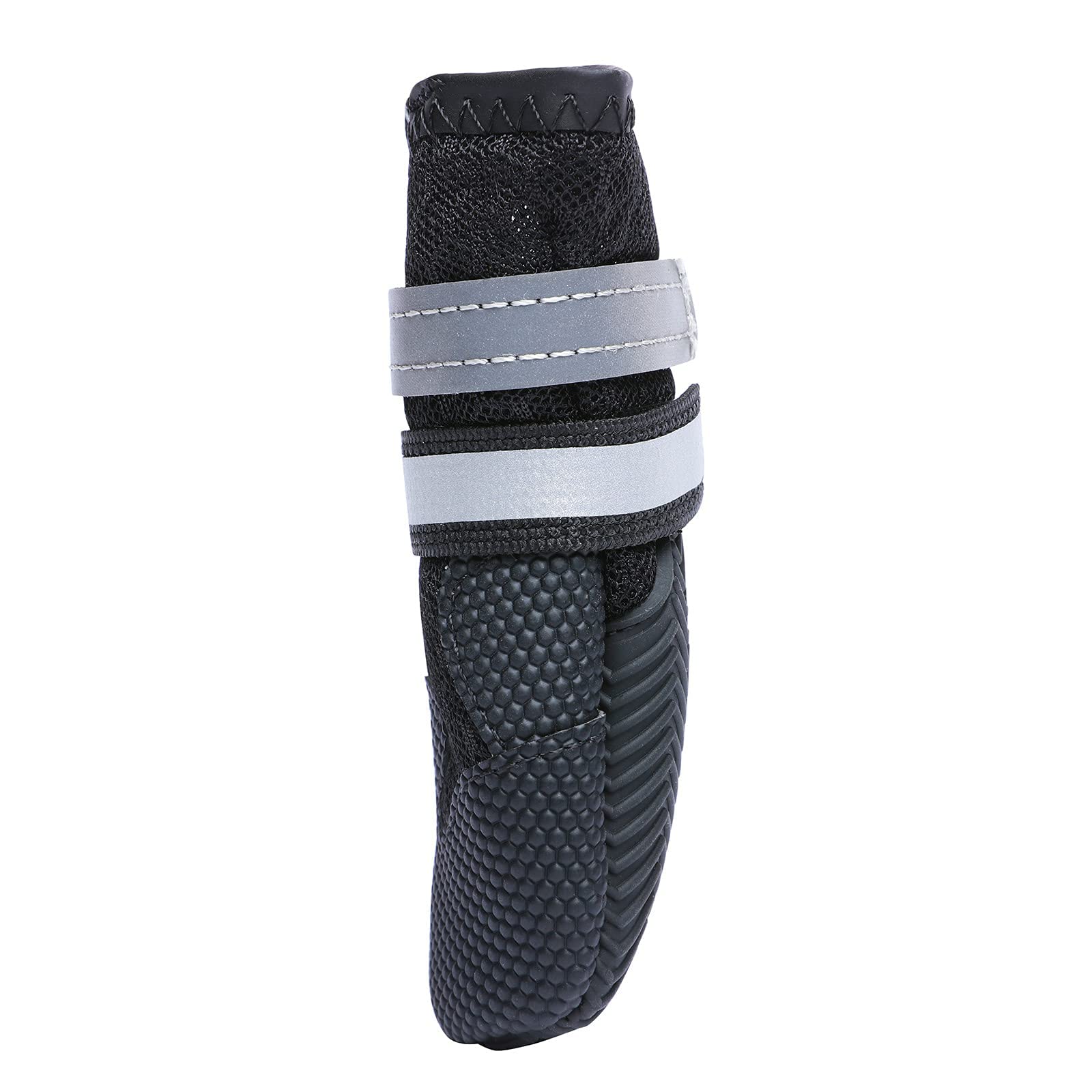 Dimicoo reflective straps enhance safety during night walks with these boots.