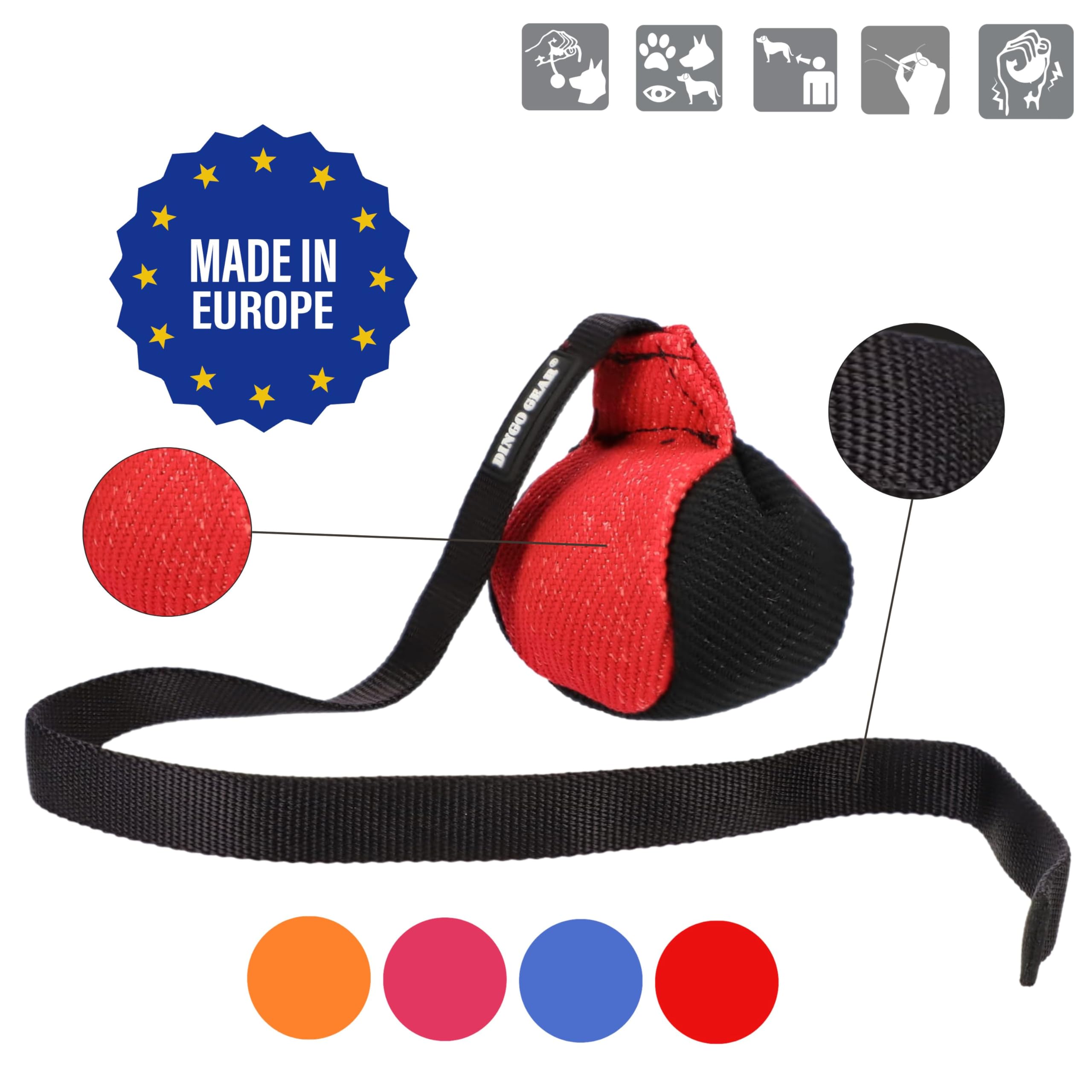 Dingo Gear soft durable ball with safe bite suitable for puppies and dogs