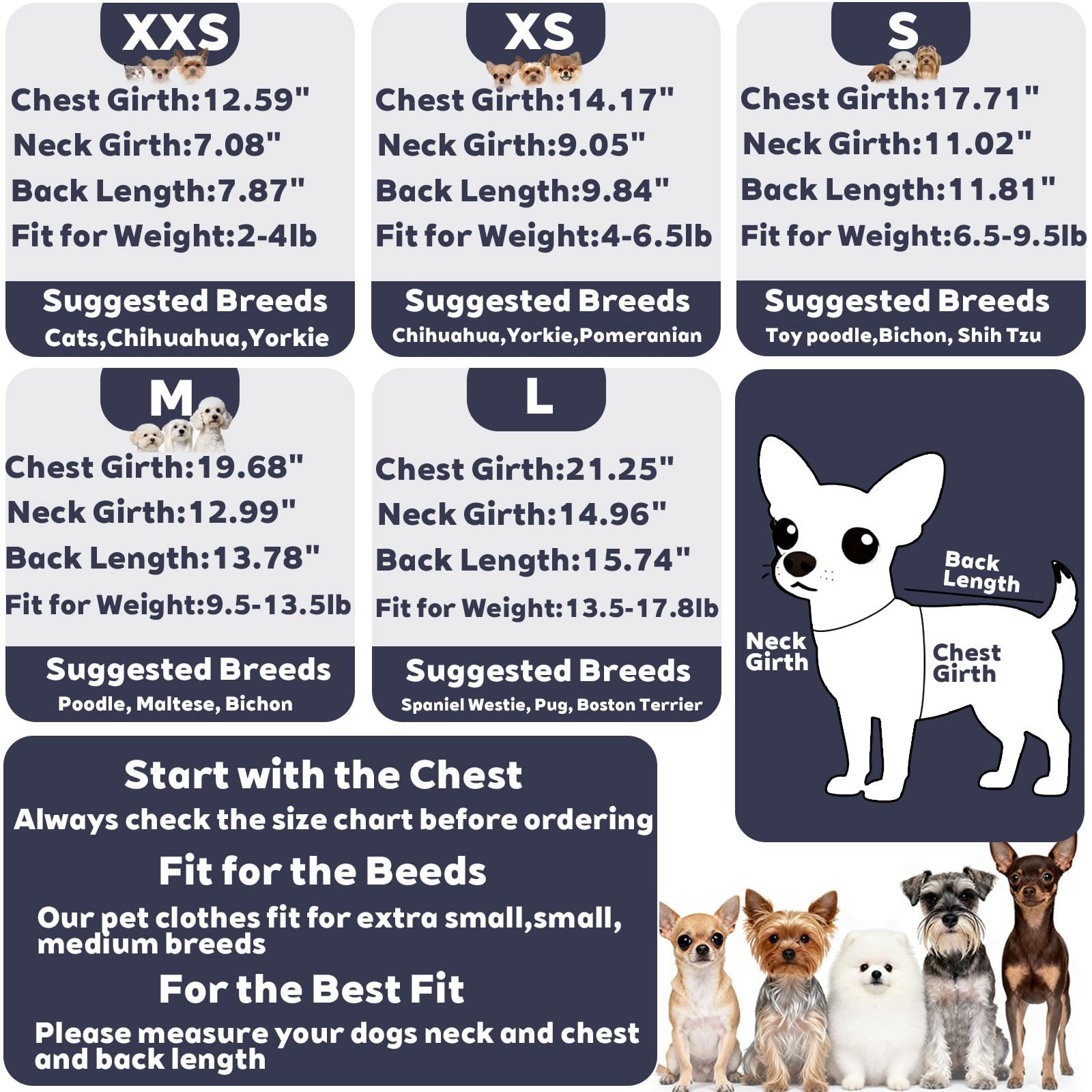 Dinkinty pet clothes keep dogs and cats snug during indoor lounging and short trips.