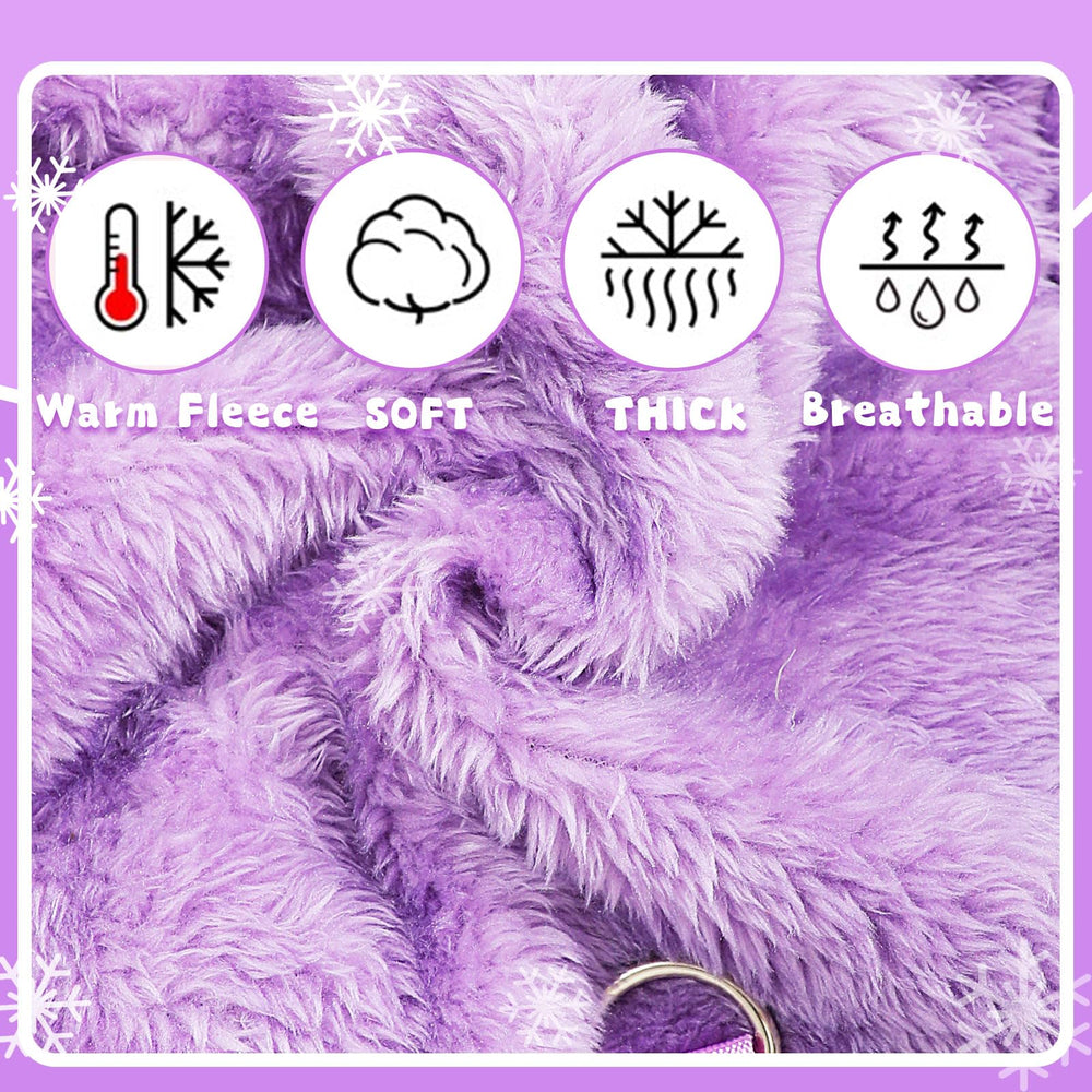 Dinkinty pet clothes winter cozy lounge wear for home.