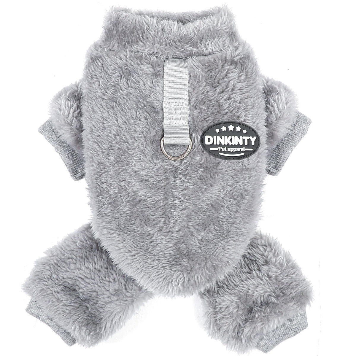 Dinkinty suéter para perro gris talla xxs, calor cómodo para paseos