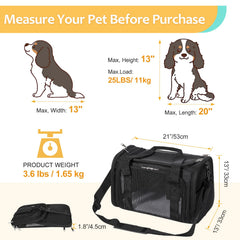 Discala breathable mesh ventilation shows airy comfort for pets during rides.