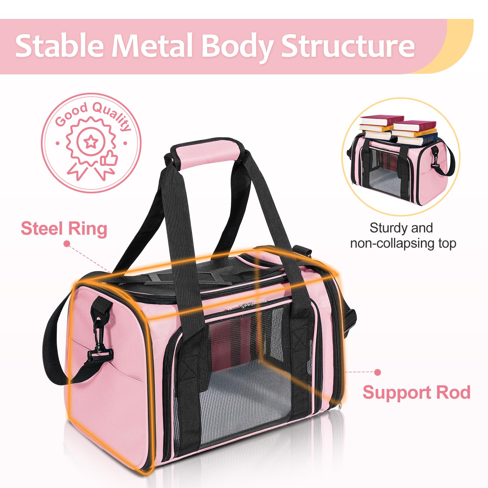 Discala collapsible design makes storage and setup quick.