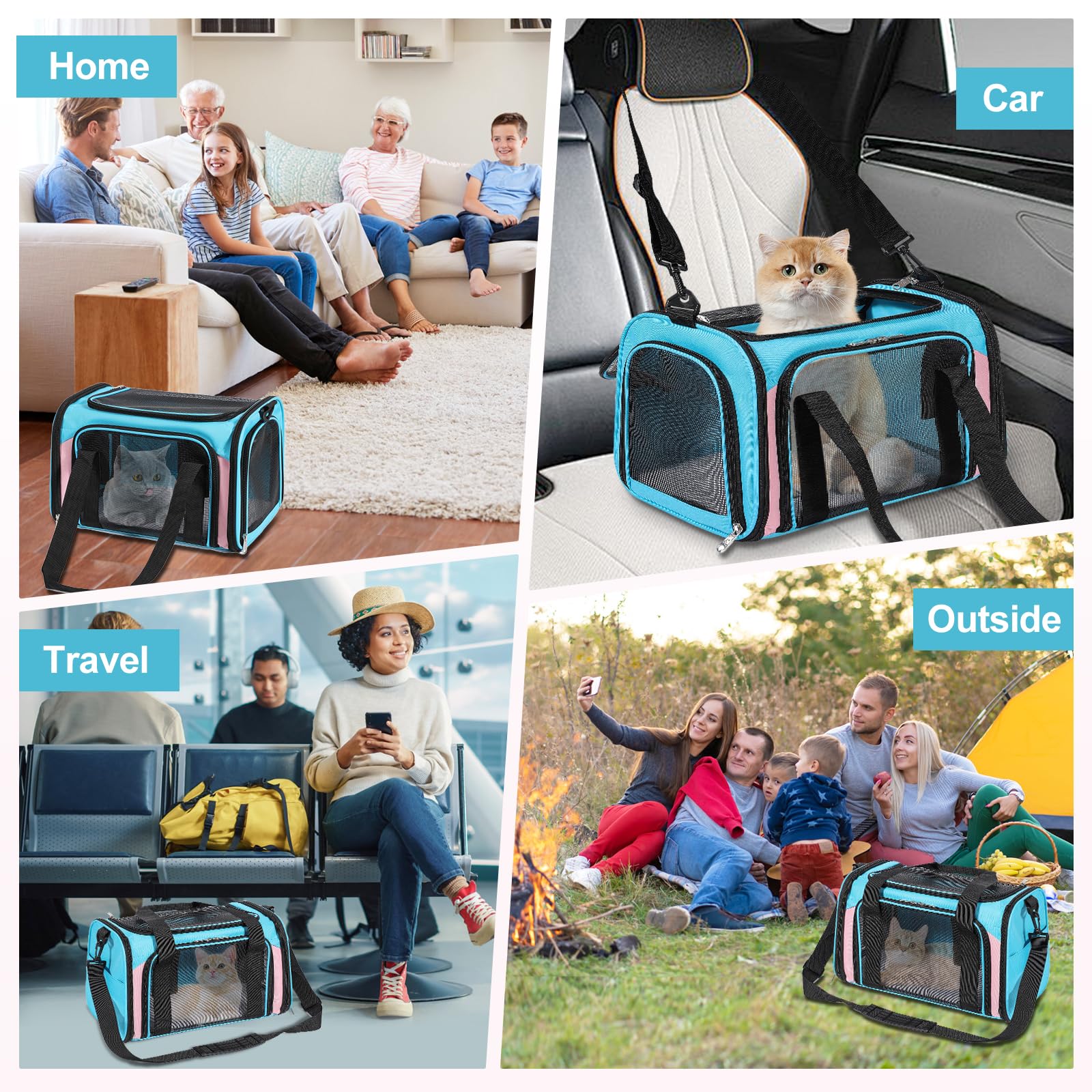 Discala diseño apto para avión: transportín compatible con cabina en vuelos selectos.