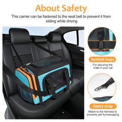 Discala extra large cat carrier folded storage for compact home use