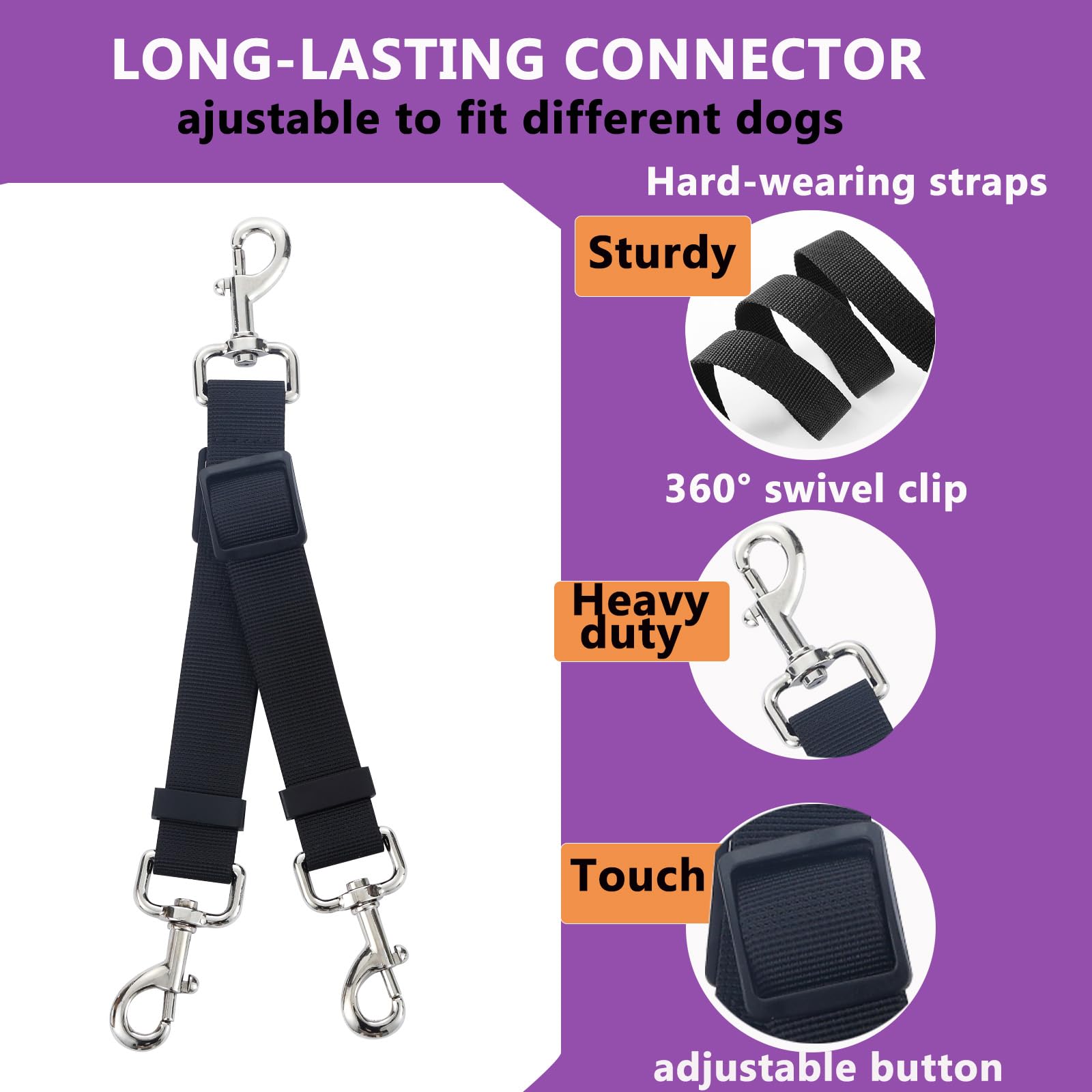 DISCPETSEC extra-wide 2-inch grooming strap provides stable support