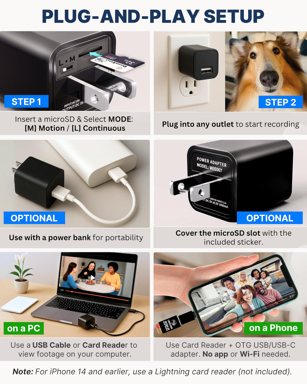 DIVINEEAGLE dome camera sd-card-storage explains simple local recording