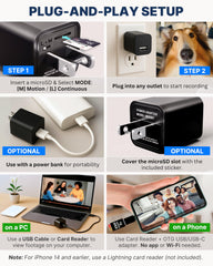DIVINEEAGLE dome camera sd-card-storage explains simple local recording