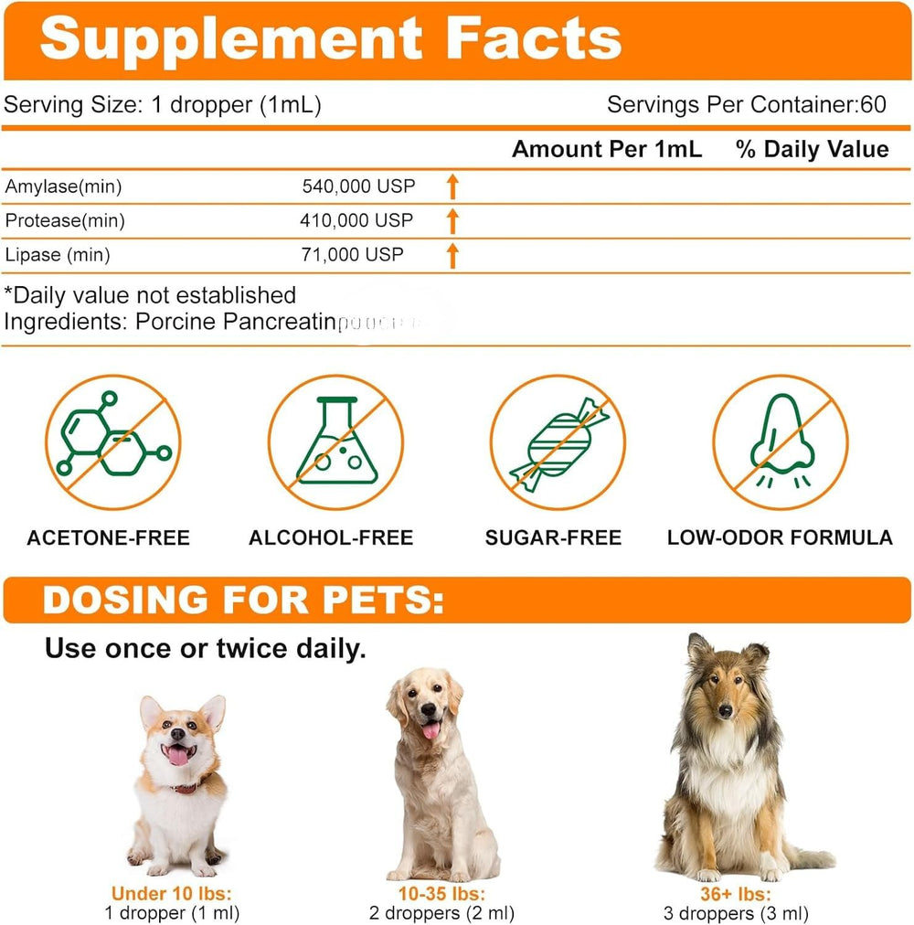 Diytoolsman pancreatic enzymes for dogs being mixed into food for convenient mealtime support