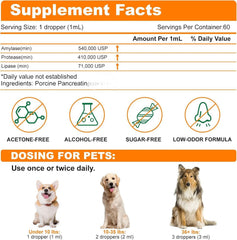 Diytoolsman pancreatic enzymes for dogs being mixed into food for convenient mealtime support