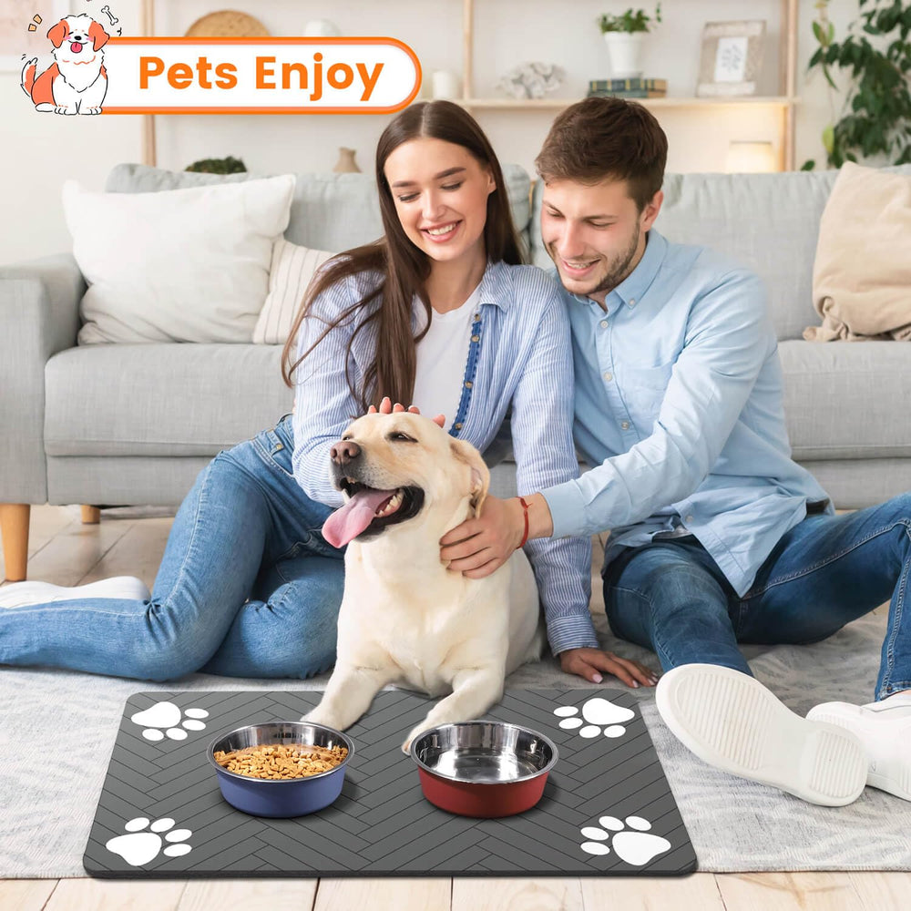 DK177 mat in coffee color complements decor while protecting floors