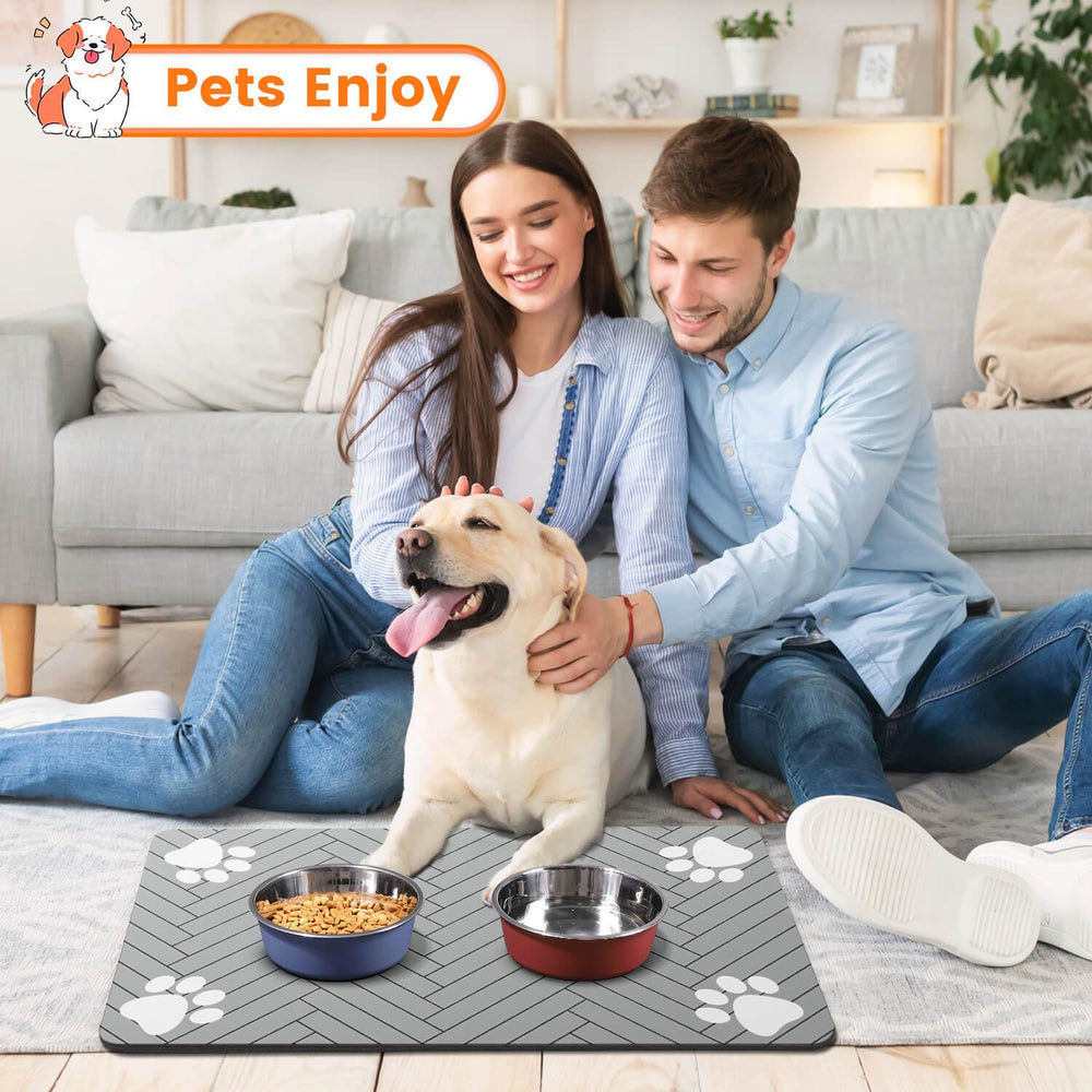 DK177 Pet Feeding Mat quick-dry mat for dogs and cats