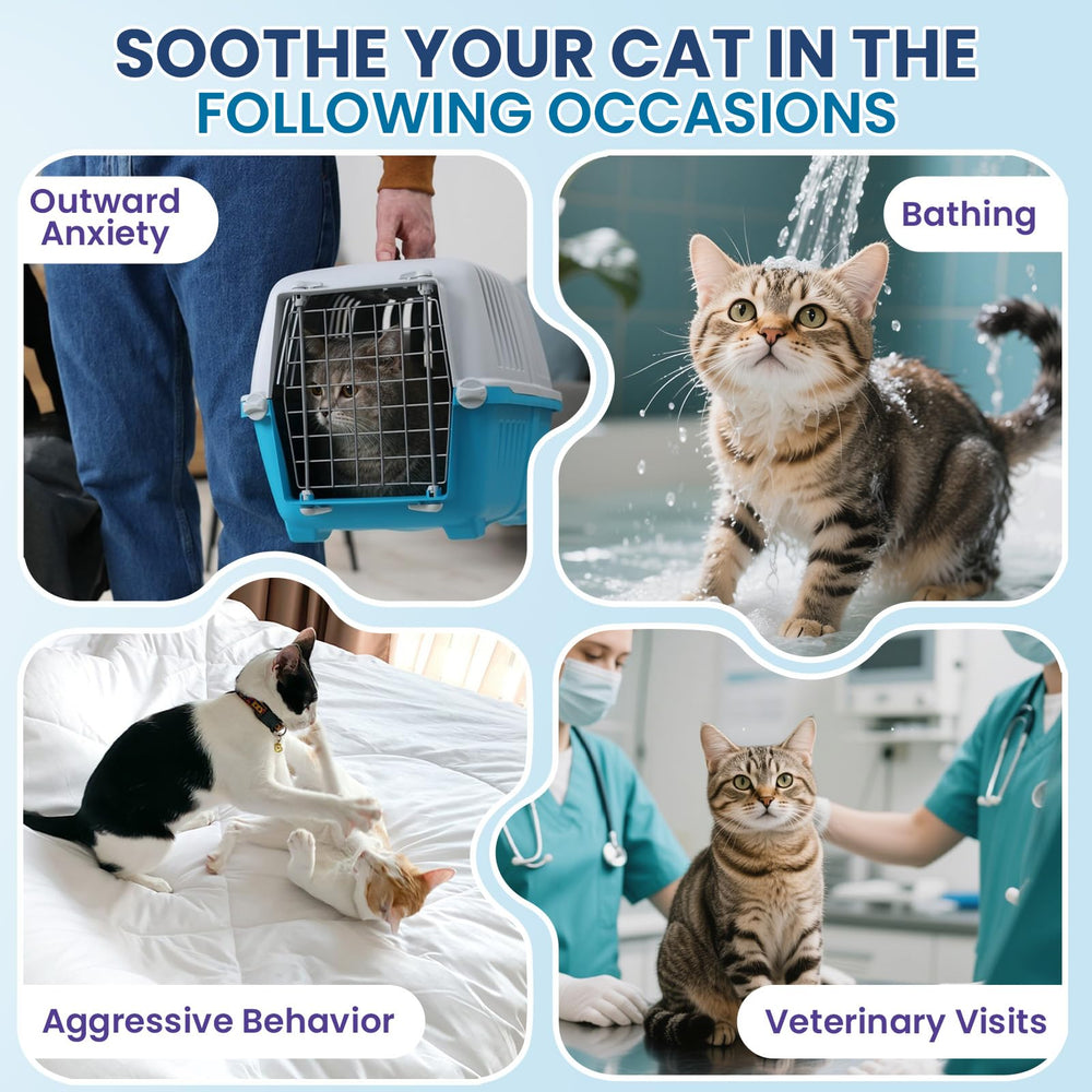 Probiotic-rich DKFGJRGHSJ Cat Calming Treats illustrating gut health support