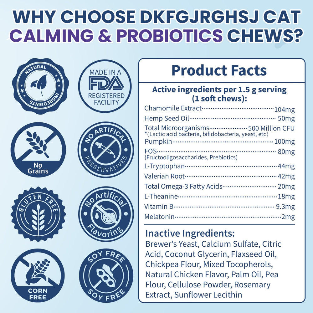 Cat relaxing during travel with DKFGJRGHSJ calming treats