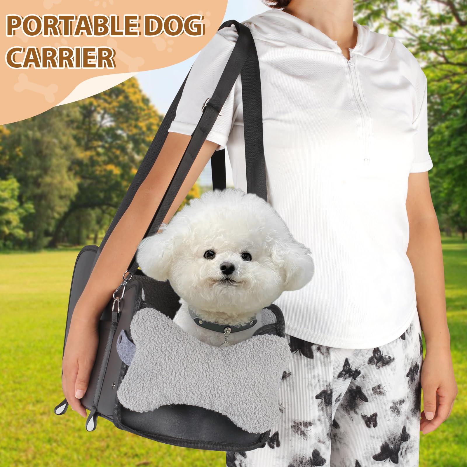 DMDMBSR all-in-one car seat supports small dogs on the go