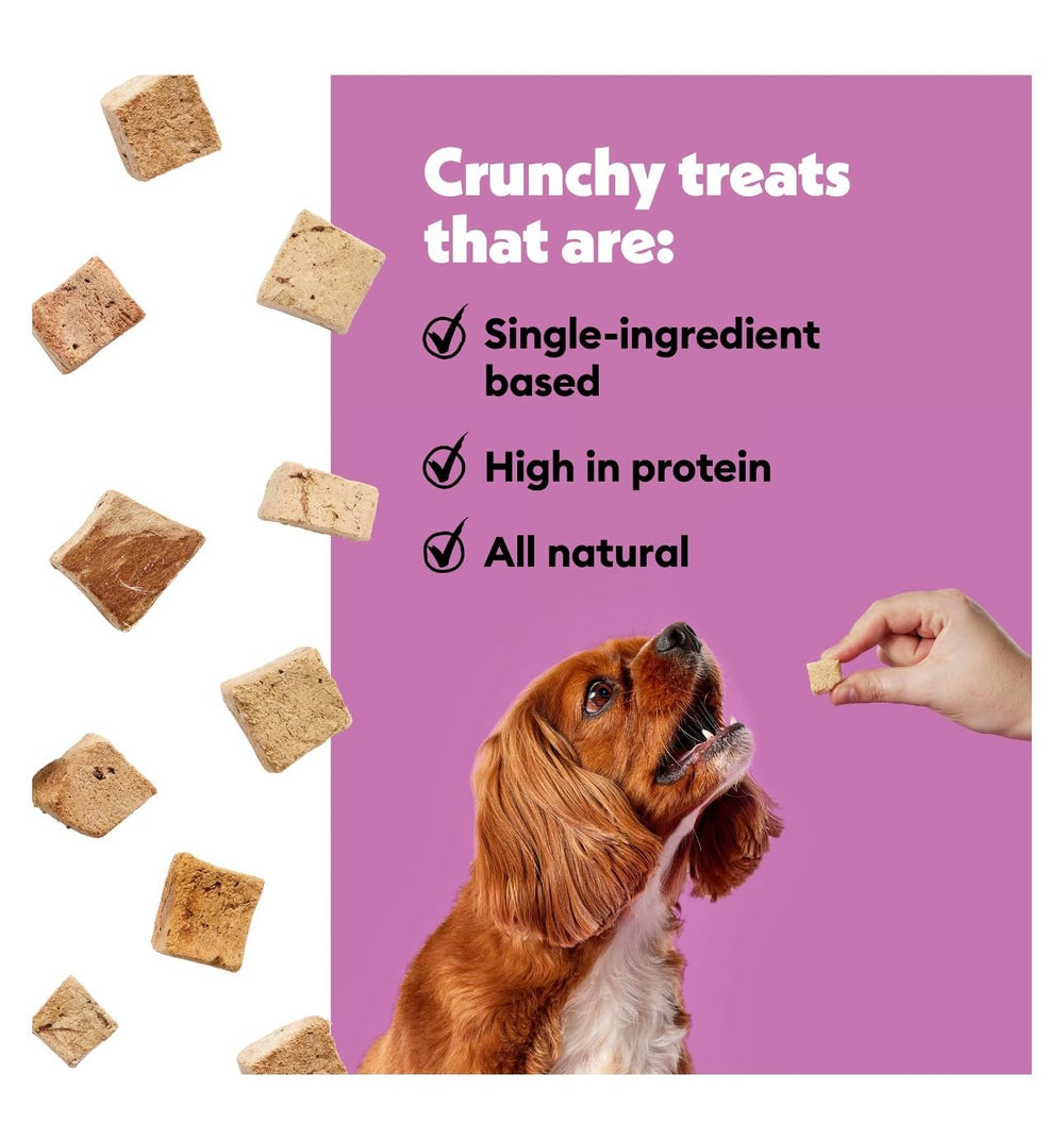 Low moisture beef liver treats at six point five percent moisture