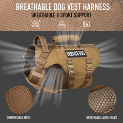 Dnallrino vest front clip helps control pull during training.