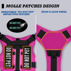 Dnallrino back view showing reflective strips for safer night walks.