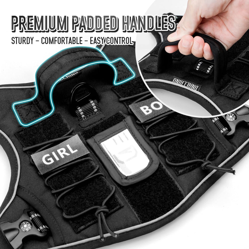 Dnallrino padded handle close up highlights comfortable grip during control