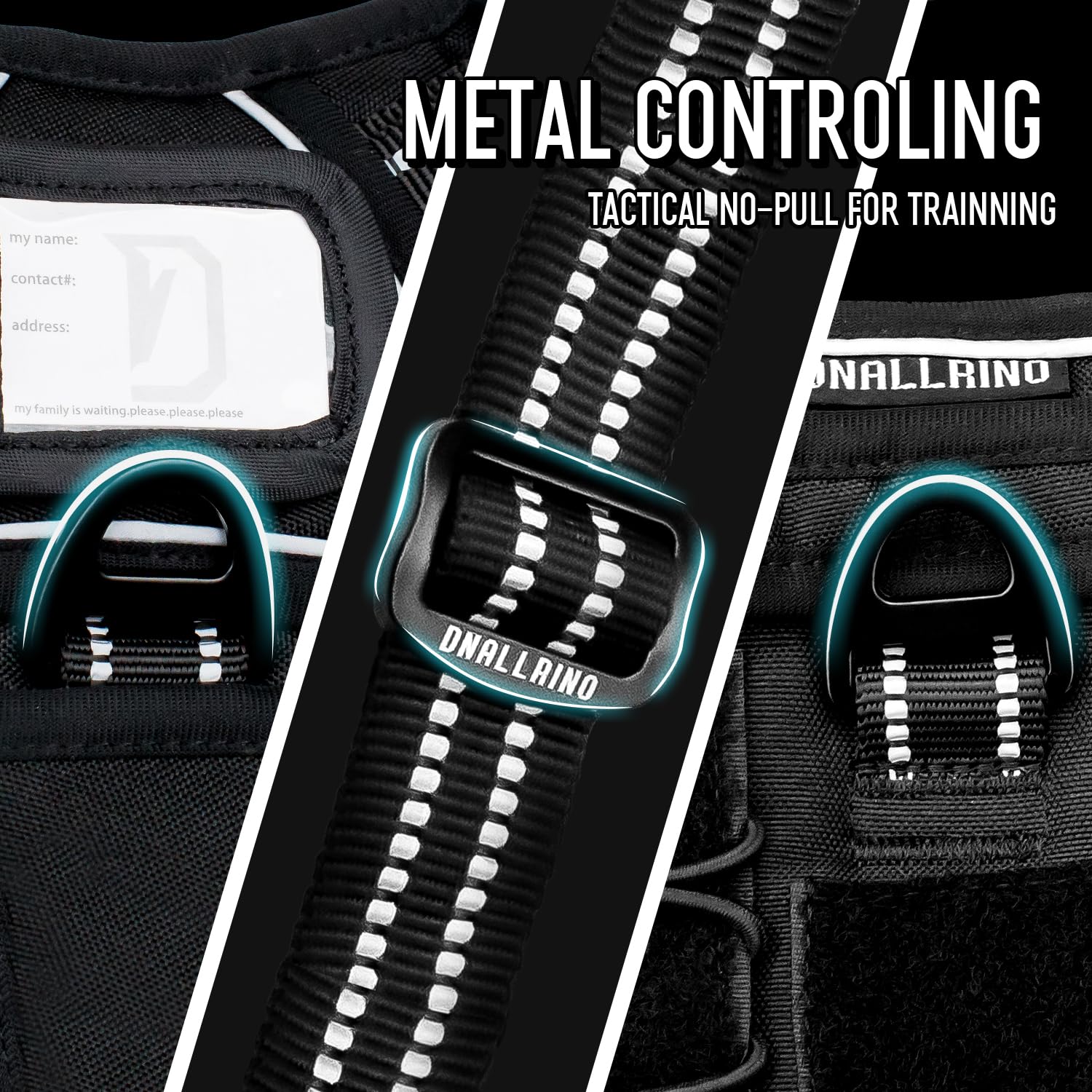 Dnallrino Velcro ID tags area for badges