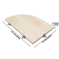 Dnoifne bird perch stand size 15.7x10.2 highlights roomy space for multiple pets.