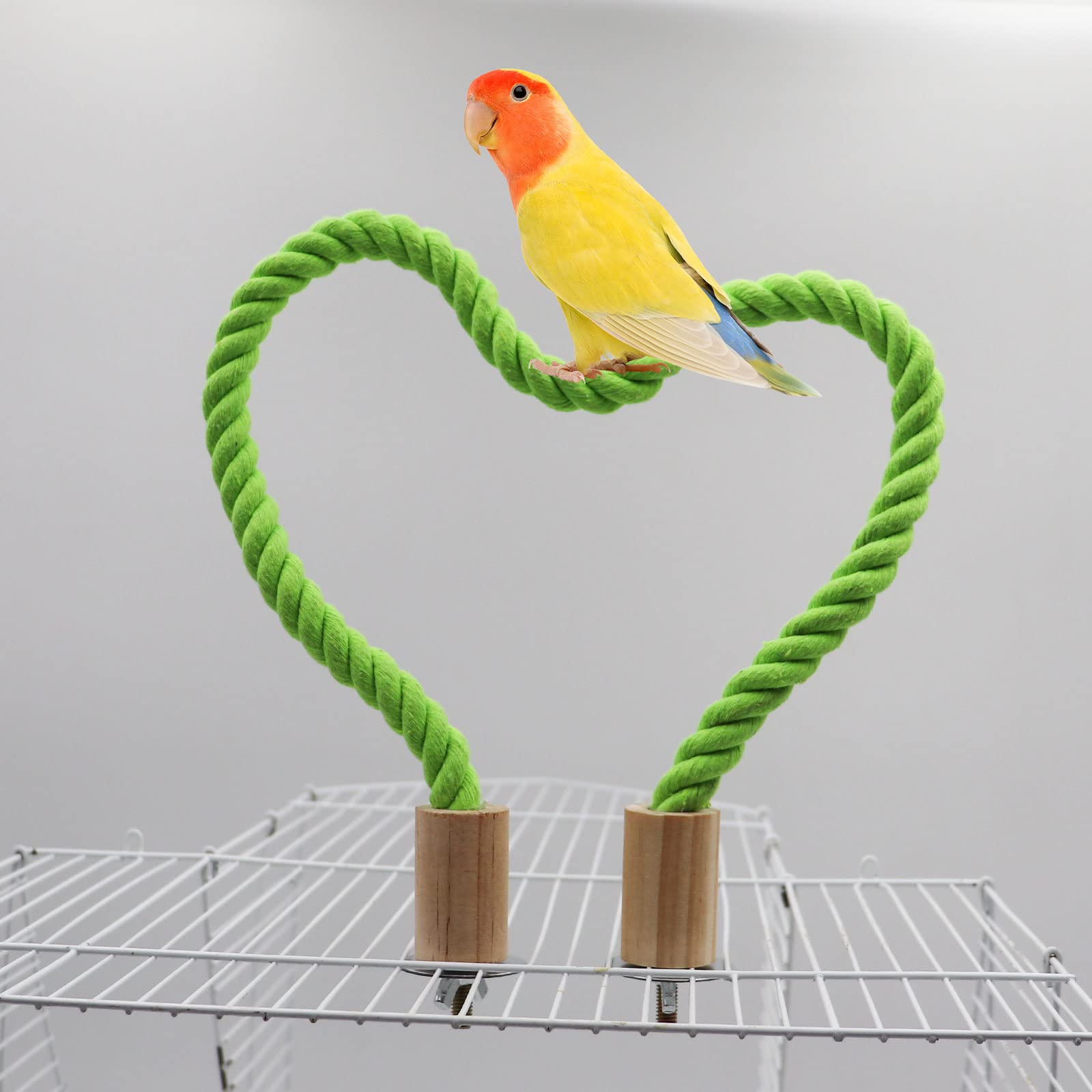 Dnoifne two-pack includes washers and nuts for quick setup inside or outside cage.