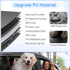 DNYKER hard bottom design supports dogs up to 450 lbs.