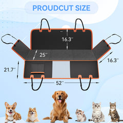 DNYKER mesh window highlights airflow for pets during rides.
