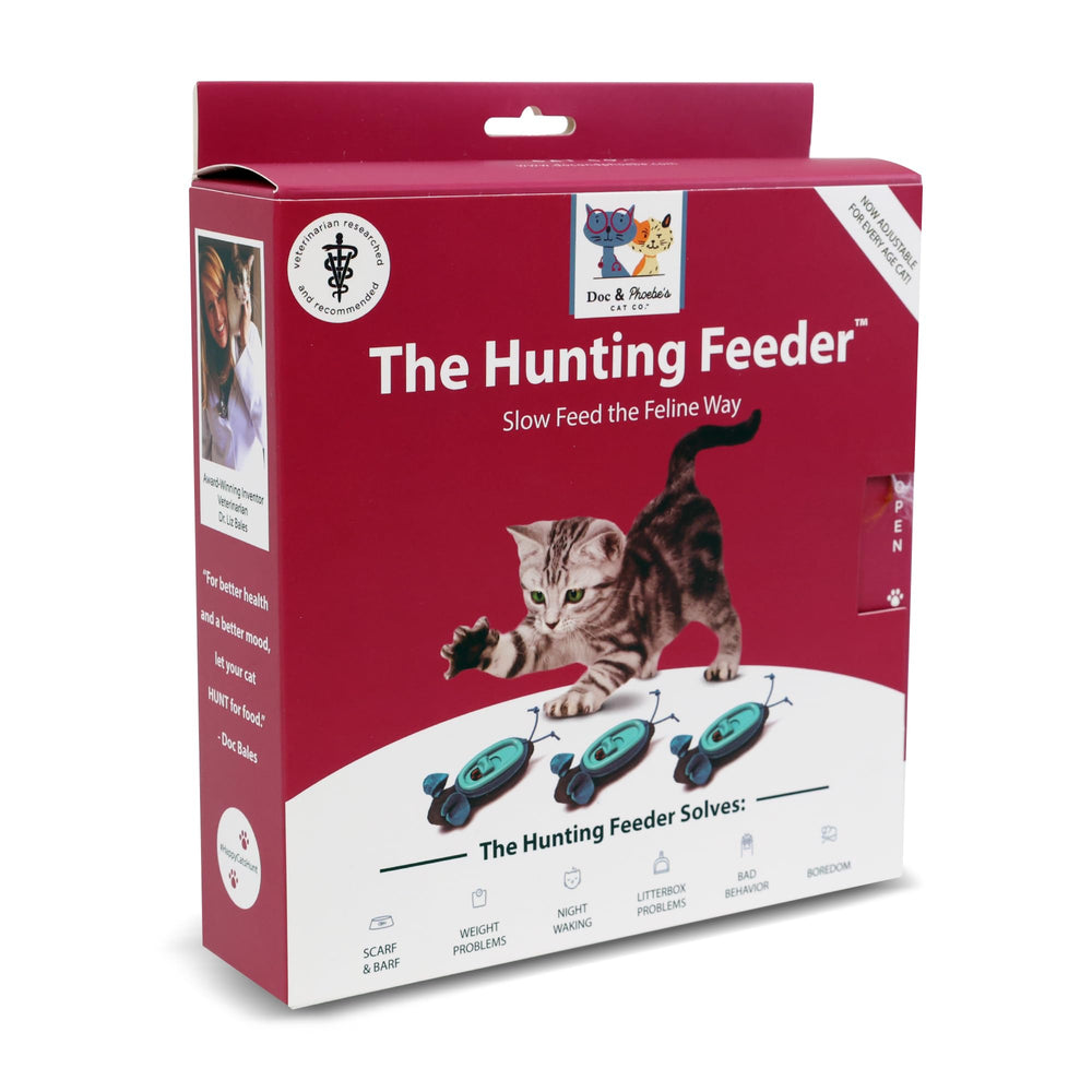 Doc & Phoebe's SPOT three mice set for interactive prey-style play and enrichment.