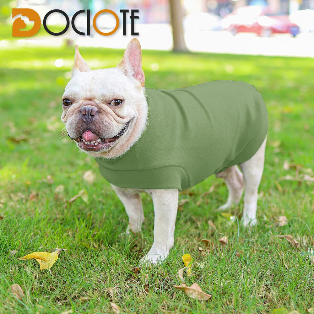 Dociote easy-wear pullover dog hoodie demonstrates simple dressing and secure fit