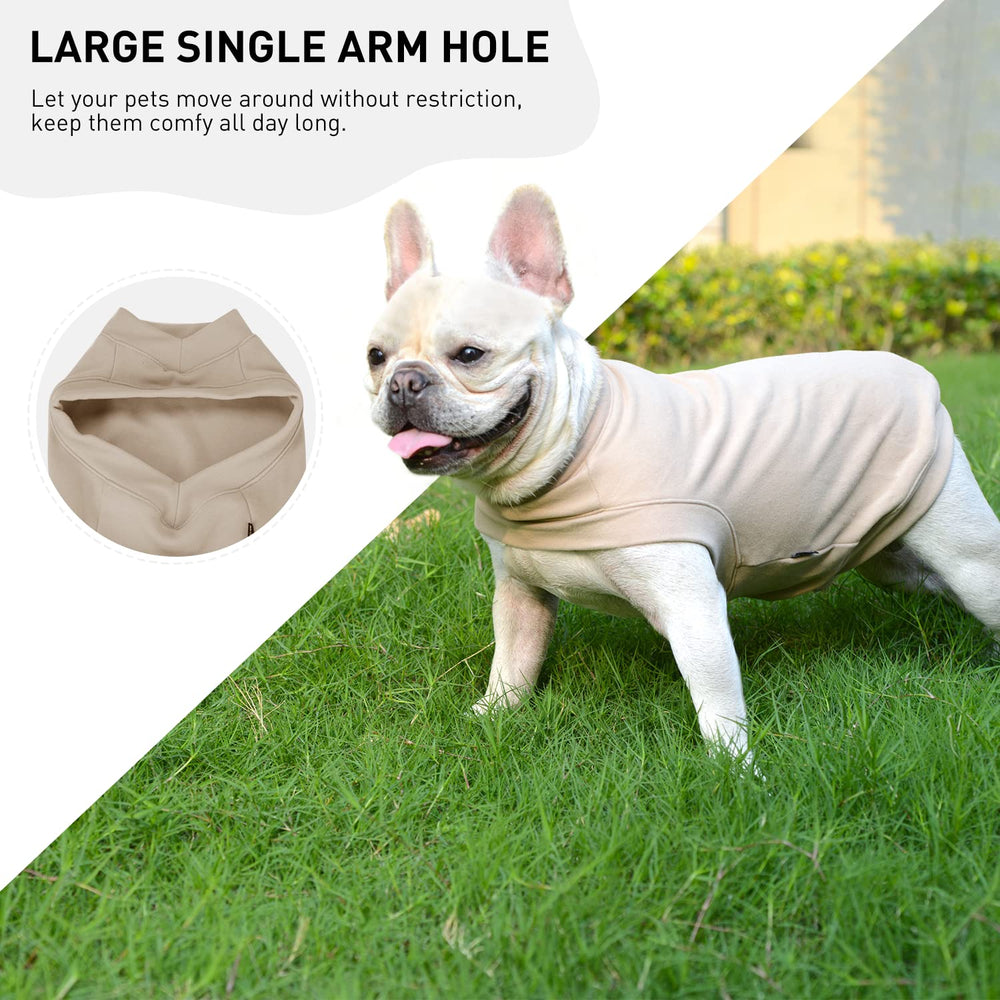 Dociote soft fleece sweatshirt neck and sleeve area shows easy wear design.