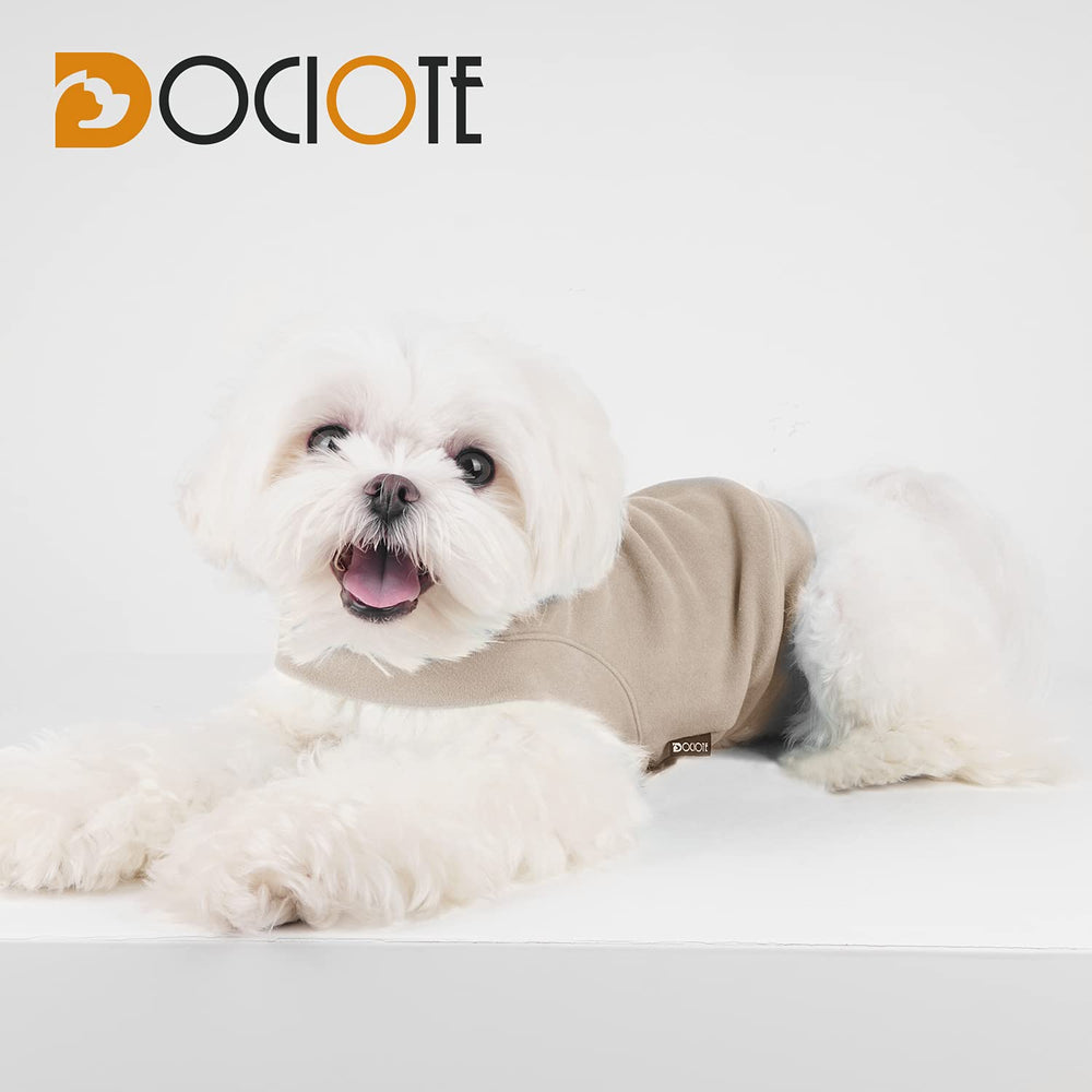 Dociote soft fleece interior feels gentle on skin for sensitive pets.