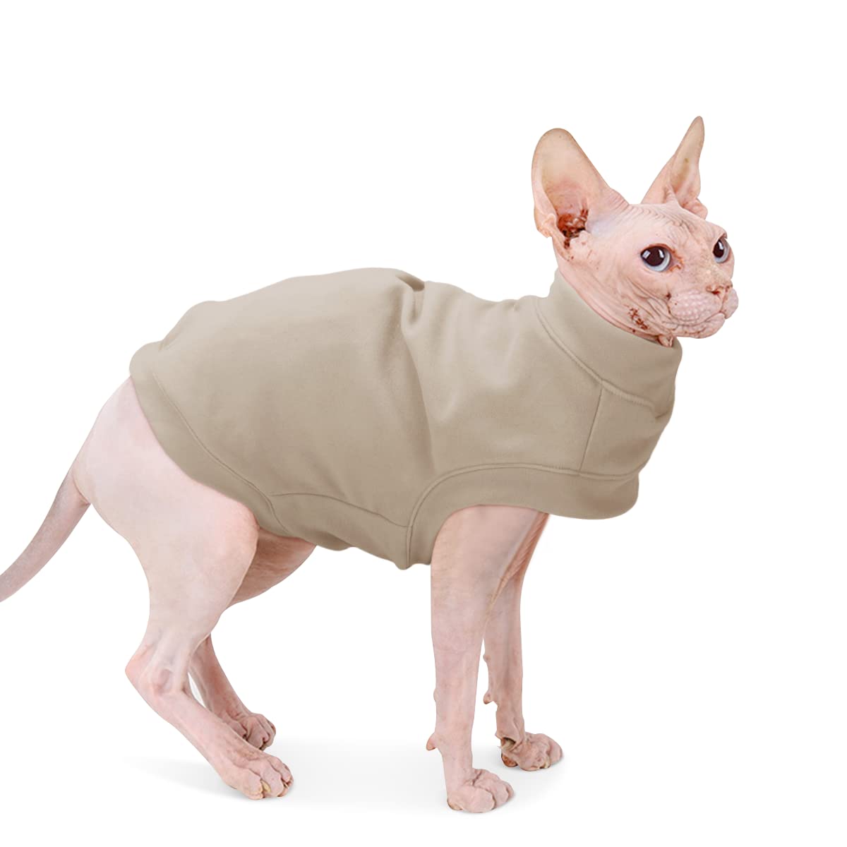 Dociote soft fleece dog sweatshirt front view for cozy warmth during walks