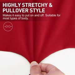Dociote Soft Fleece Sweatshirt side-fit demonstrates stretchy, snug design.