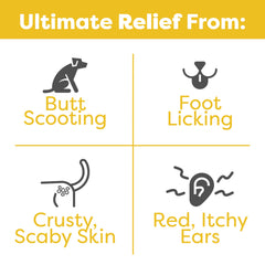Doc Itchy itch relief chews taste demonstrates a tasty bite for easy dosing.