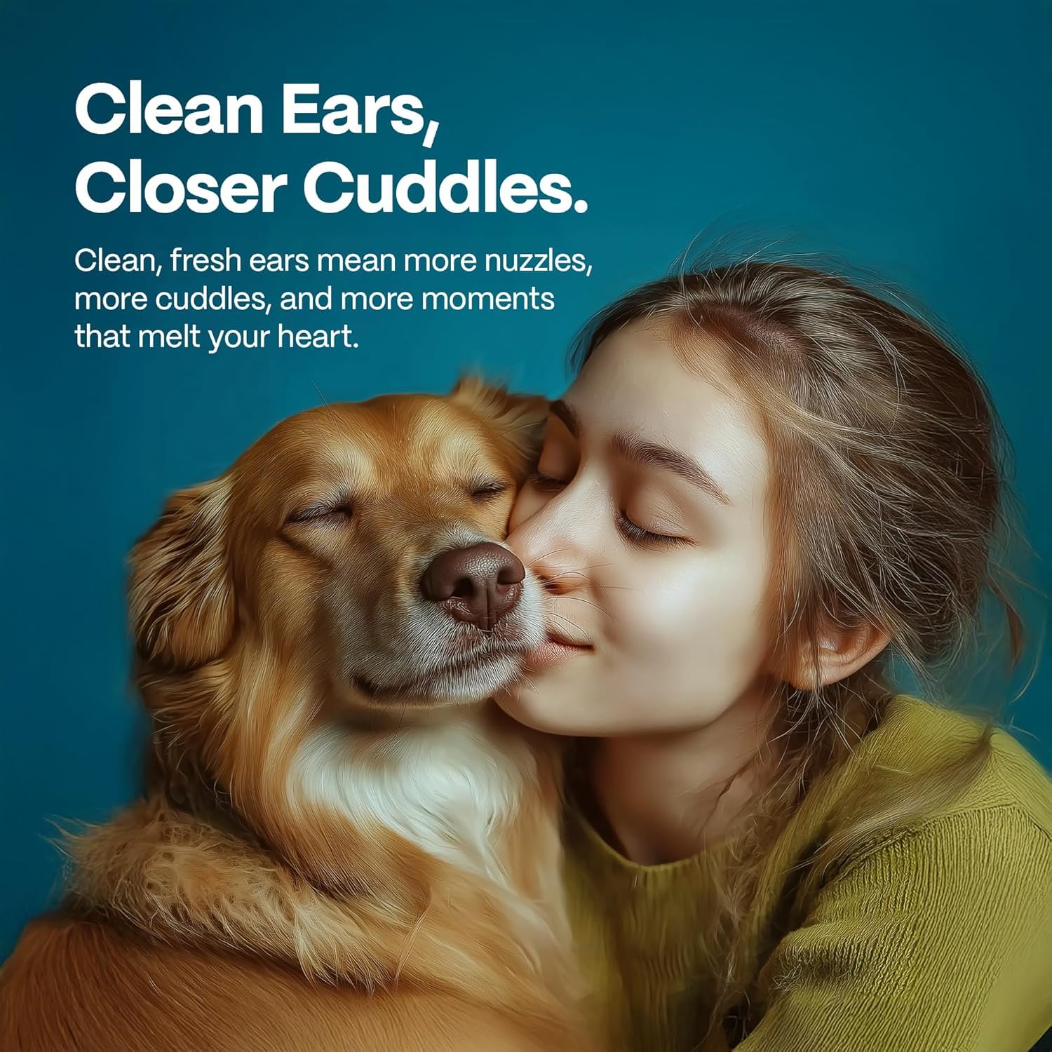 DOCO dog ear cleaner wipes are alcohol-free for sensitive ears