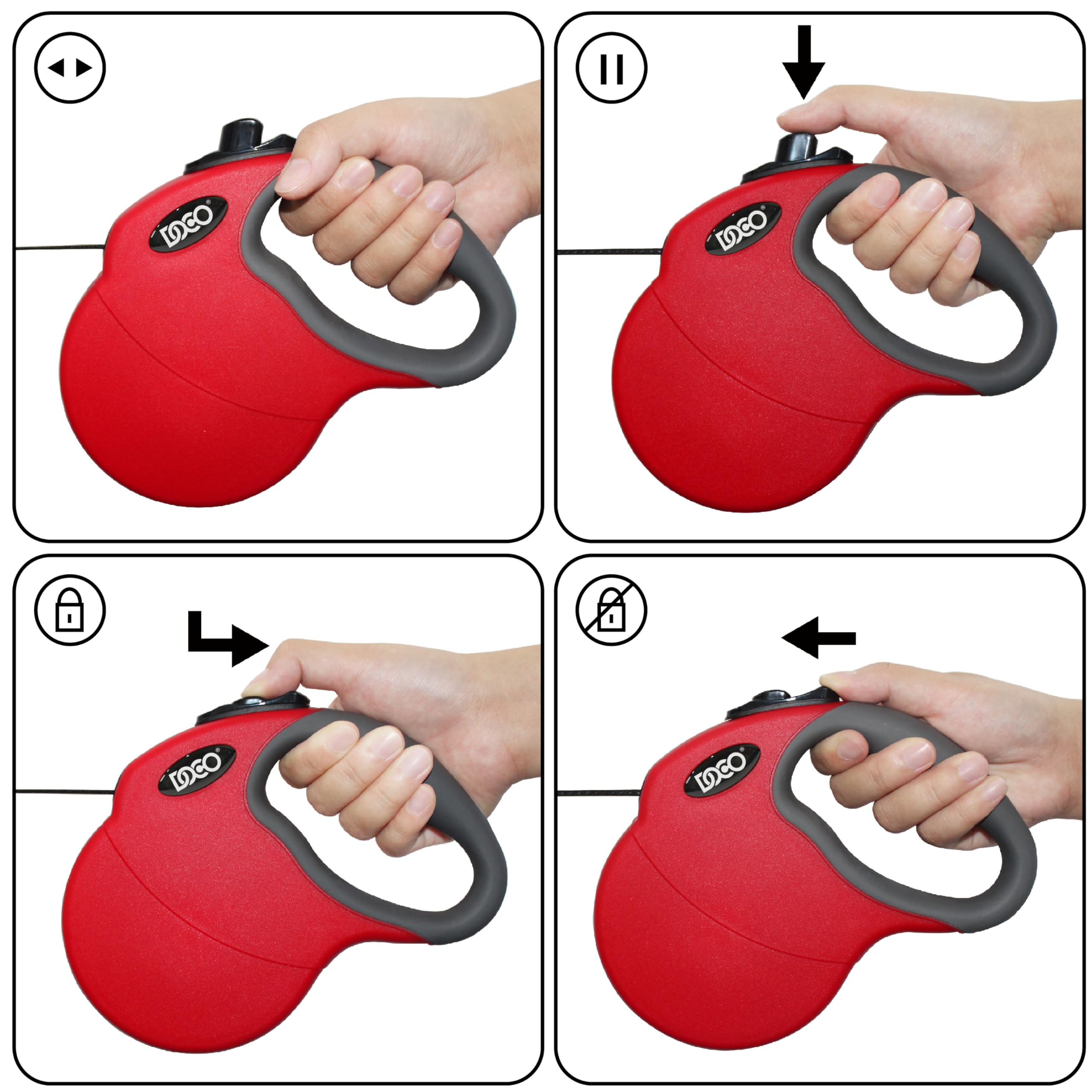 DOCO stainless steel snap hook resists wear in rugged weather