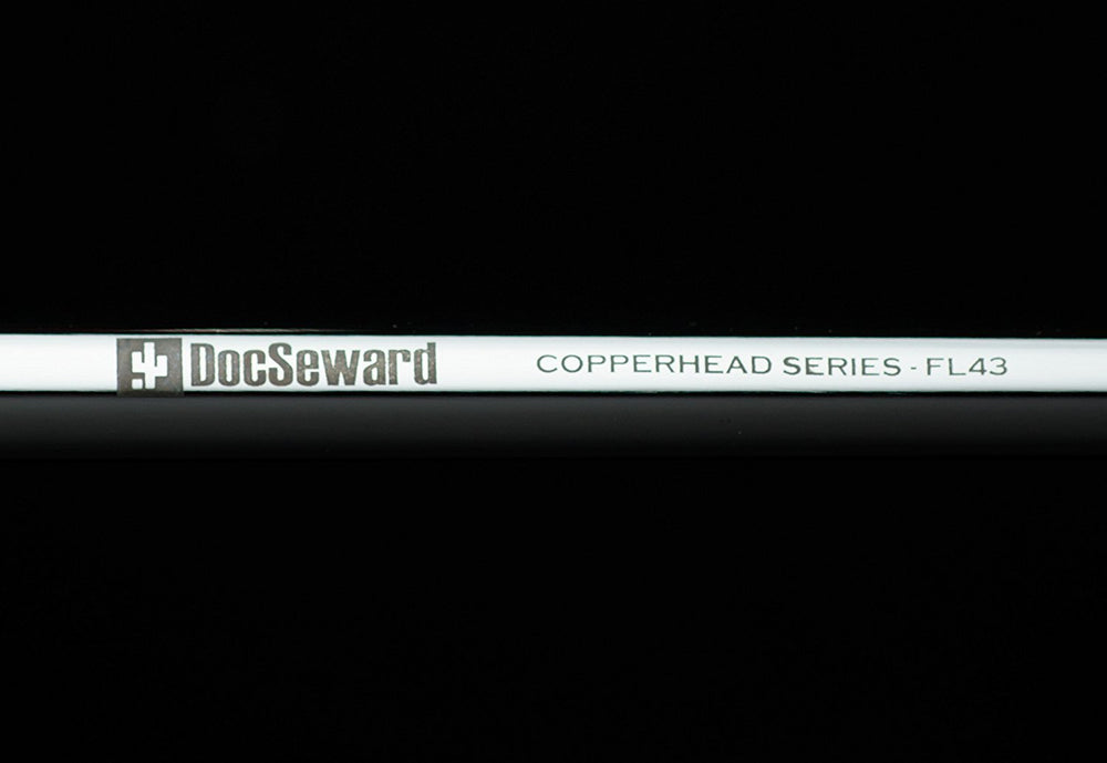 DocSeward Copperhead 43in copper ferrule attachment detail for rugged reliability.