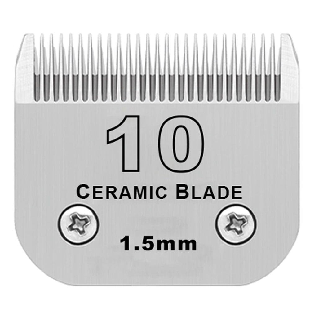DODAER detachable clipper ceramic blade close-up shows precise grooming performance.