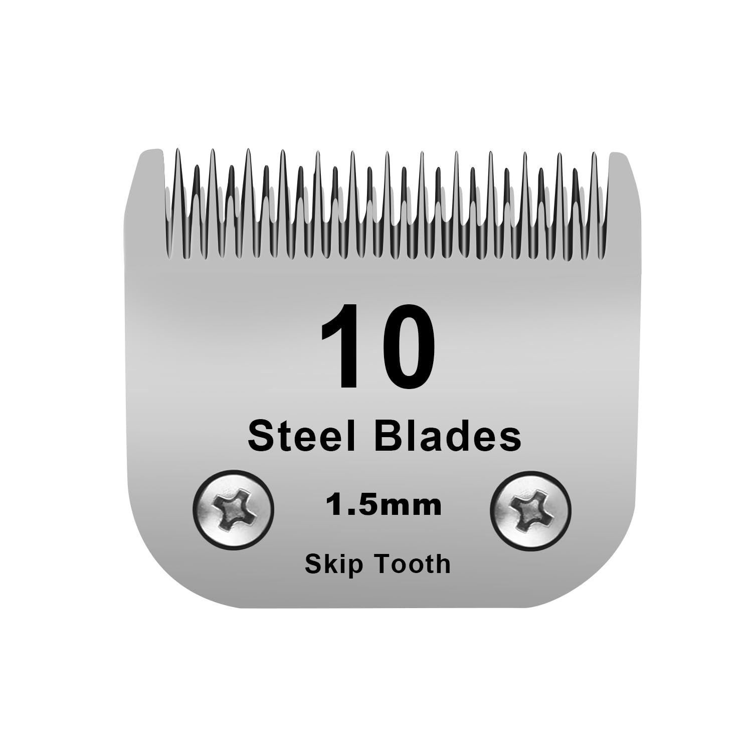 DODAER 10 skip-tooth blade detail for precise 1.5mm cuts on long coats