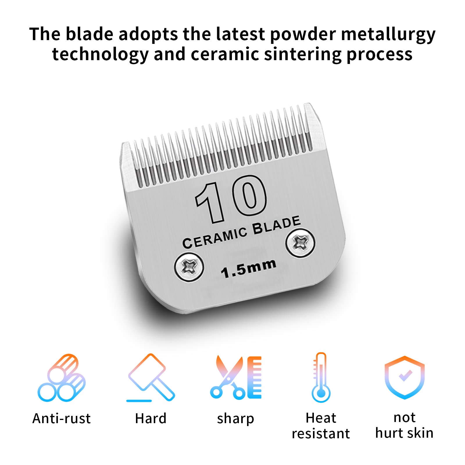 DODAER 10blade pack side view highlights compact design for easy storage.