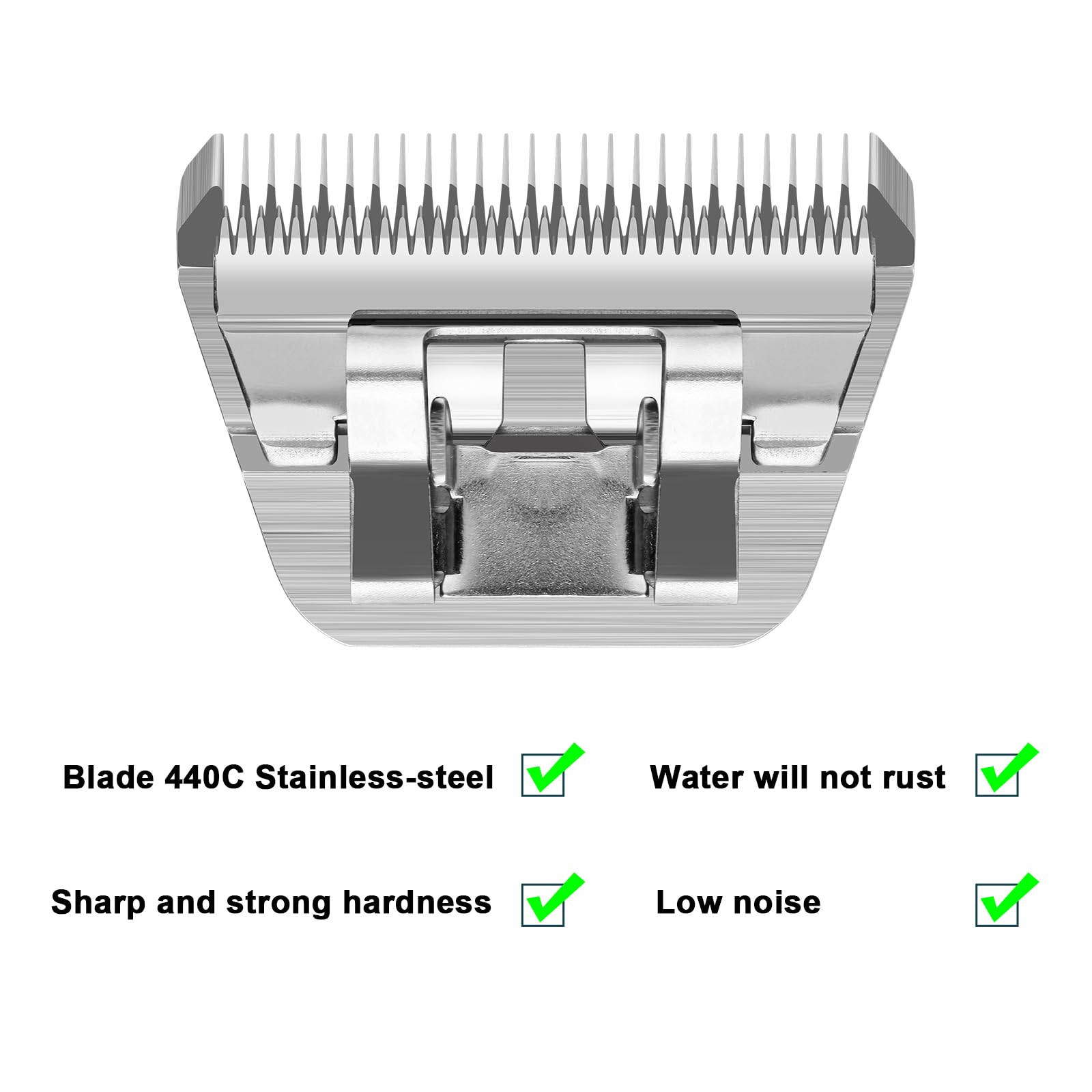 DODAER 10W blade for dog clippers with 1.5mm quick trim.