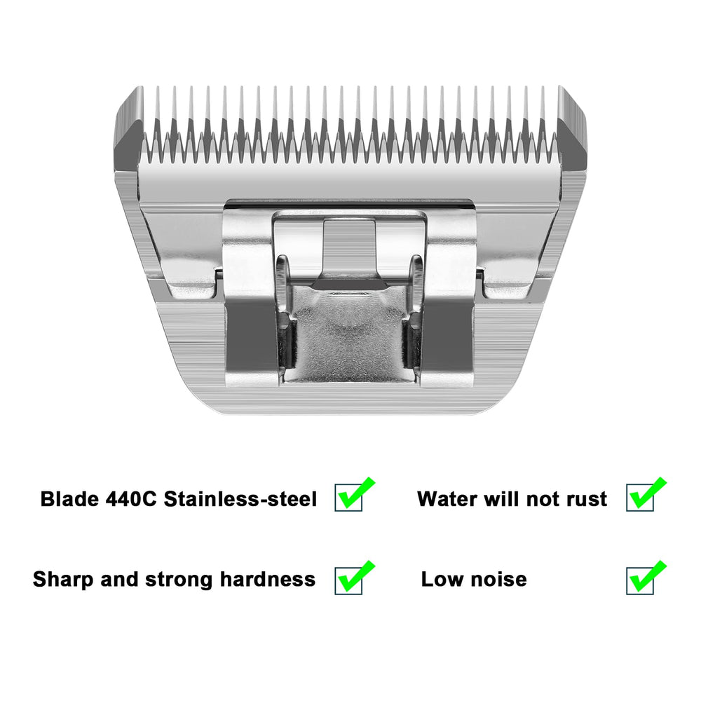 DODAER 10W blade for dog clippers with 1.5mm quick trim.
