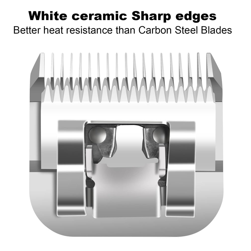 DODAER 440C stainless steel comb blade offers durability and rust resistance.