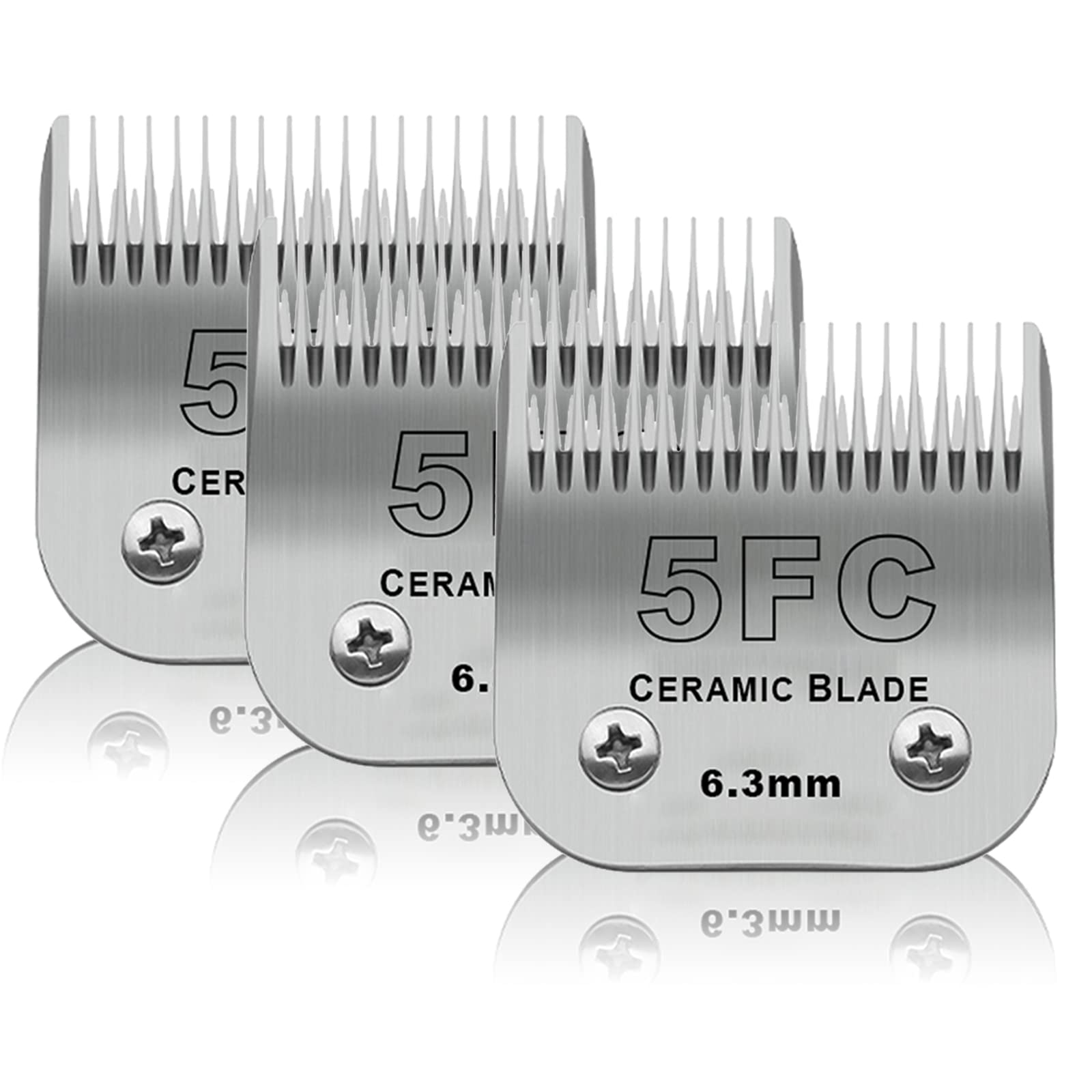 DODAER 5FC blades 3-pack close-up for precise grooming and quick blade changes