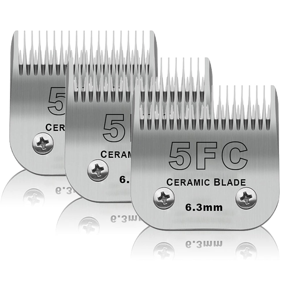 DODAER 5FC blades 3-pack close-up for precise grooming and quick blade changes