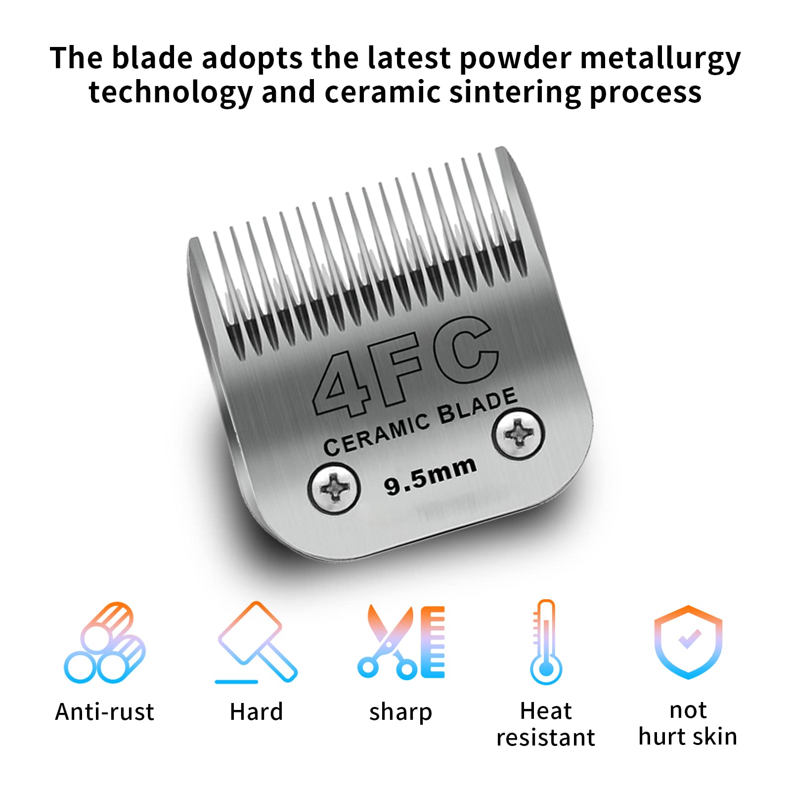 DODAER ceramic titanium-coated blade shows smoother cuts and durability.