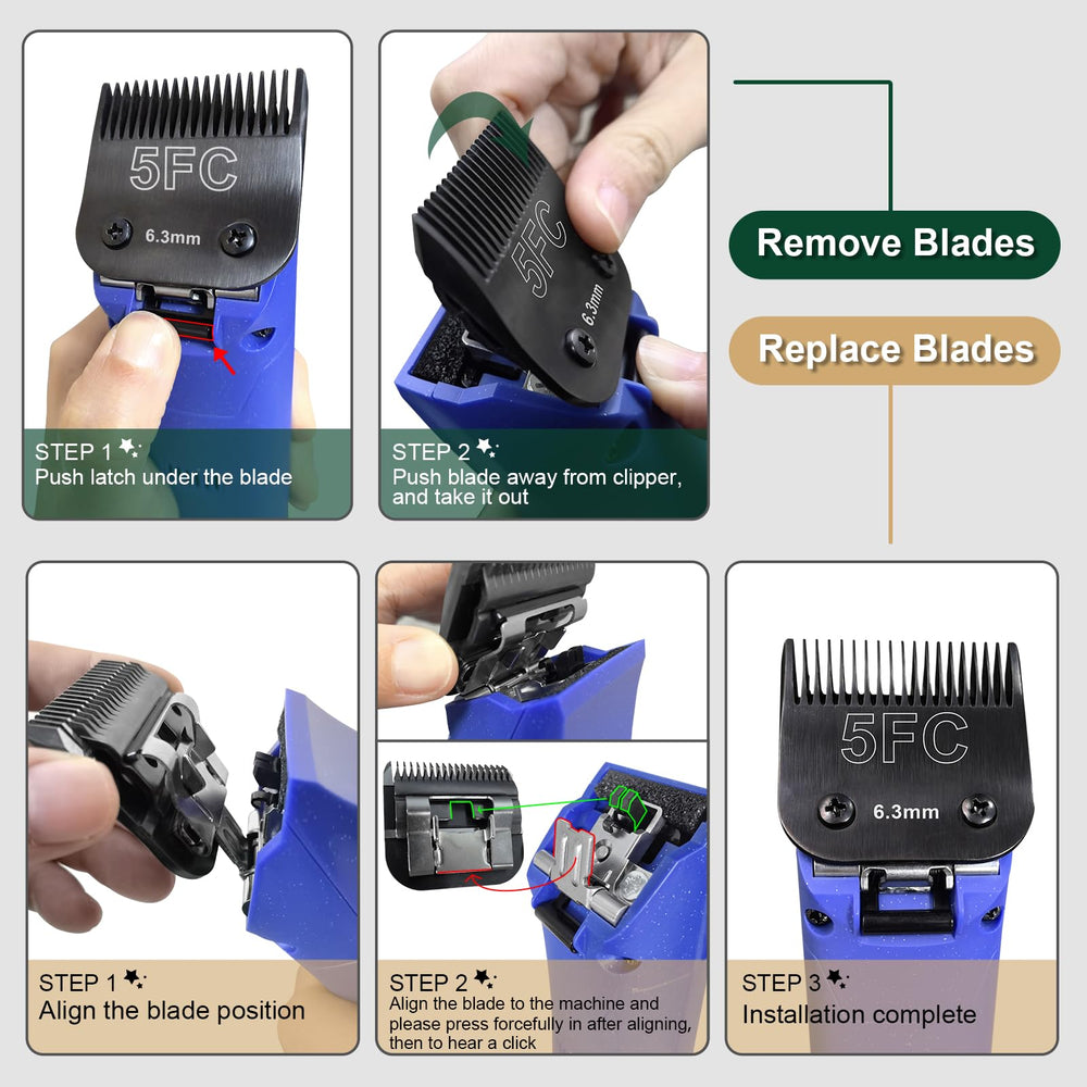 DODAER 7FC blade for medium-length coats and even cuts